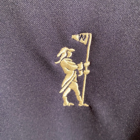 NEW Nike Men's Blue Tour Performance Golf Polo Shirt Sz XL Win Flag Embroidery - Picture 3 of 8